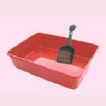 Cat litter tray w/scoop